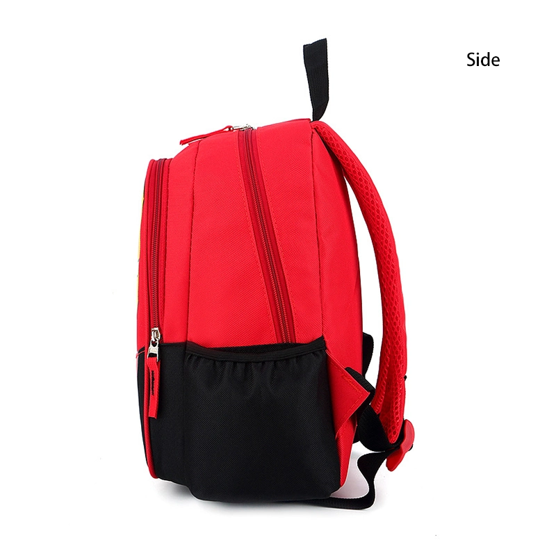 Factory Backpack Supplier Cartoon Cute Children&prime;s Zippers Nylon Schoolbag Spiderman School Bags for Kindergarten Boy