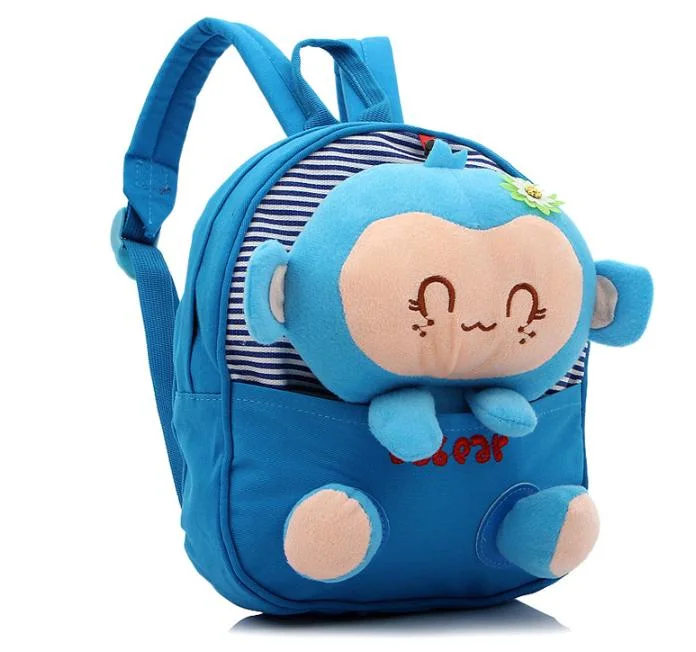 Fashion Waterproof Cute Funny Monkey Small School Toddler Backpack Children Kids Bag Backpack for Boy Girl