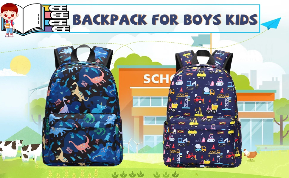 New Cute Toddler Kindergarten School Bookbag Set Preschool Backpack for Kids Boys Girls