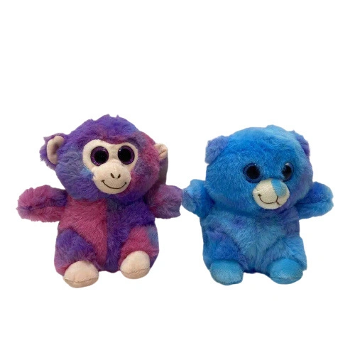 New Fashion Animal Tie-Dye Stuffed Toy Monkey