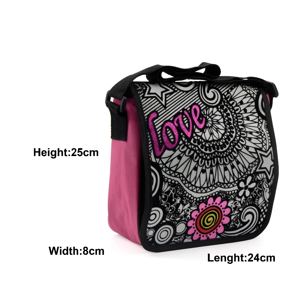 DIY High Quality Doodle Painting Coloring Funny Shoulder Kids Bag