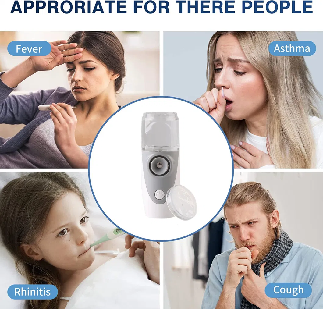 Handheld Personal Steam Inhalers Portable Nebulizer Steam Inhaler for Travel or Home Daily Use