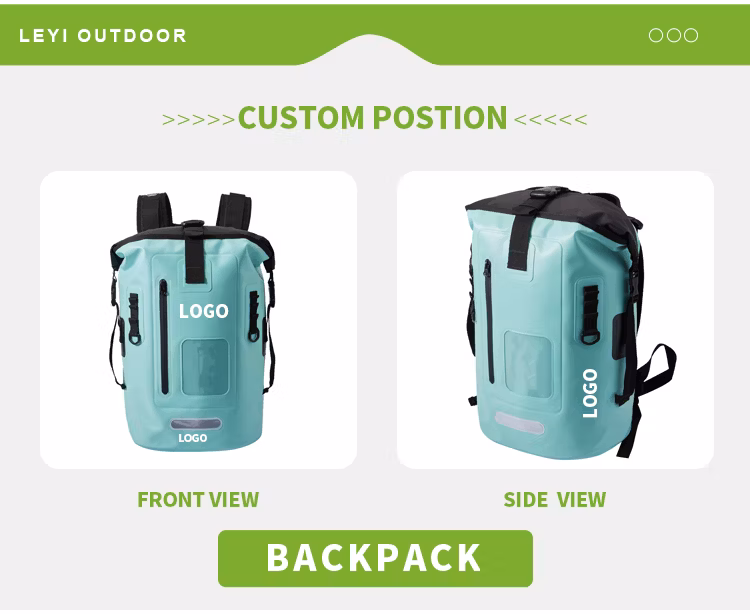 Leyi Backpack Hiking Adventure Outdoor Sport Backpack Custom Lightweight Waterproof Drawstring Backpack