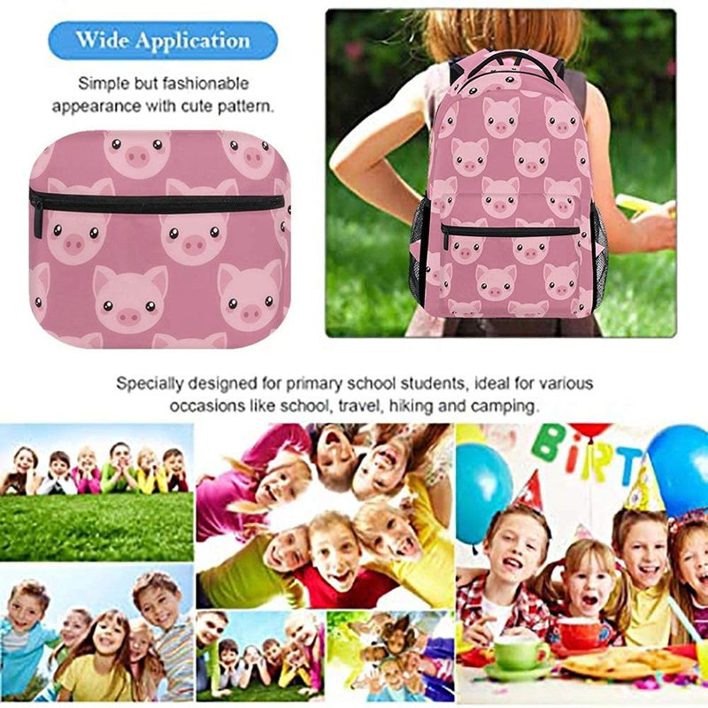 Custom Water-Resistant Animal Outdoor Kids Student Cartoon School Backpack Bags