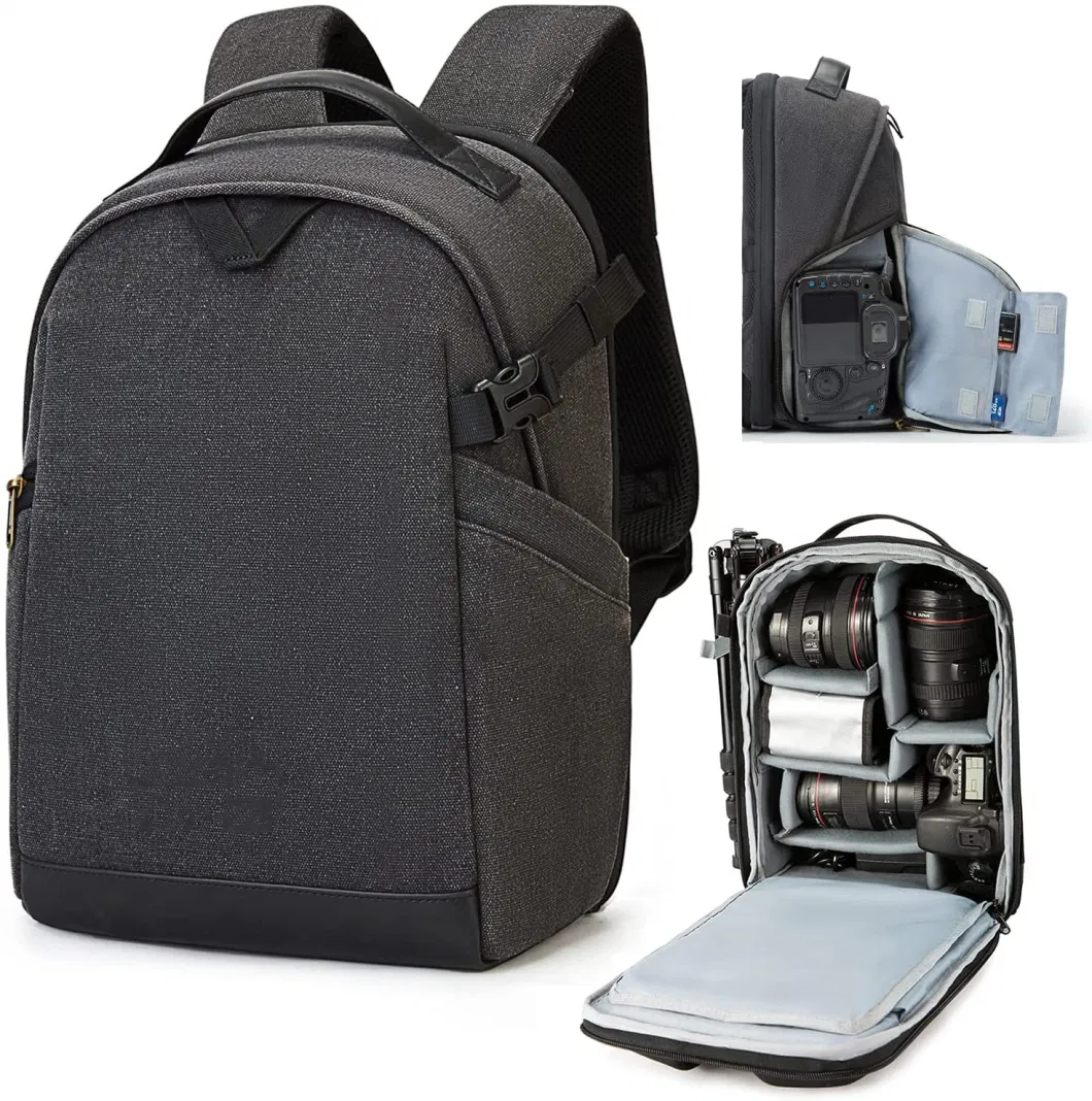 Large Capacity Custom DSLR Camera/Video Bag Camera Video Backpack for Trolley Waterproof