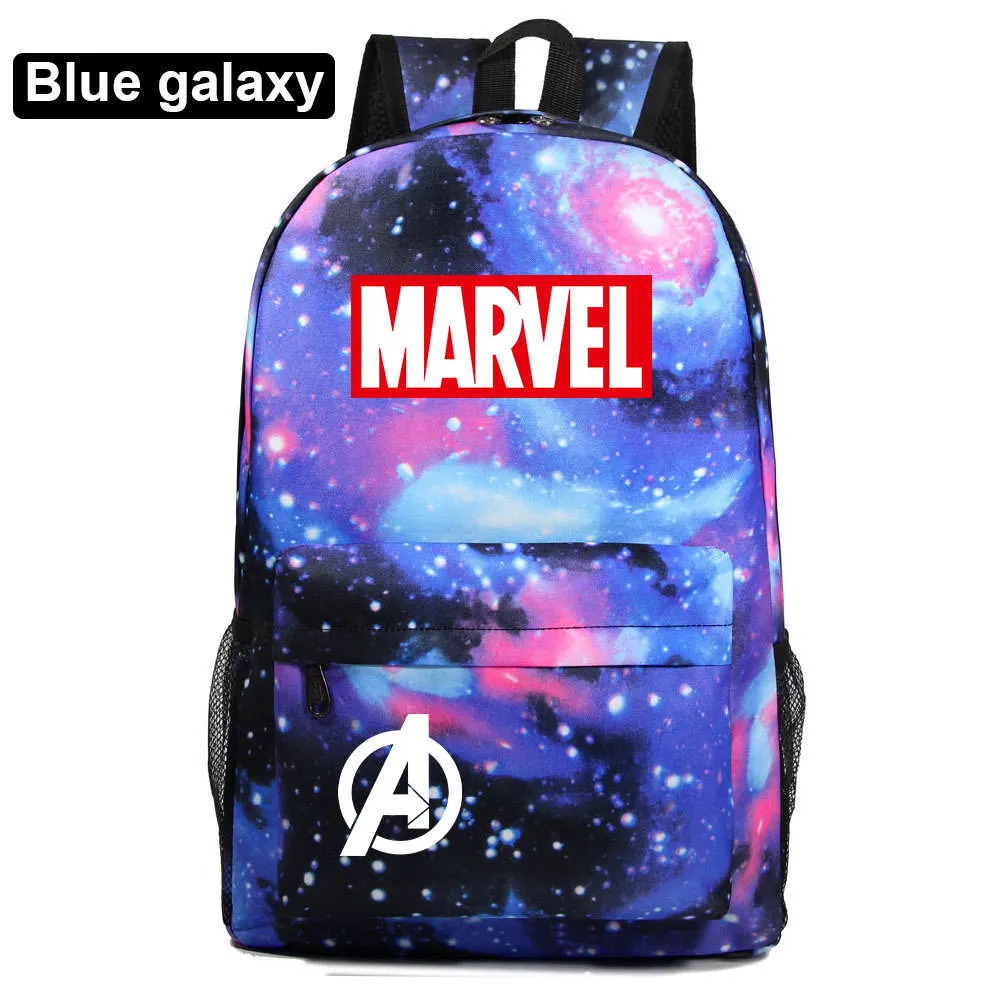 Oxford Cloth Spider-Man Iron Man Captain America Marvel Kids School Bags for Boys Children&prime;s Student Backpack