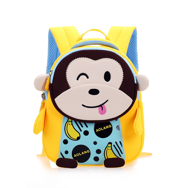 Wholesale Eco-Friendly Animal - Monkey Backpack Kids Cute Neoprene School Bag