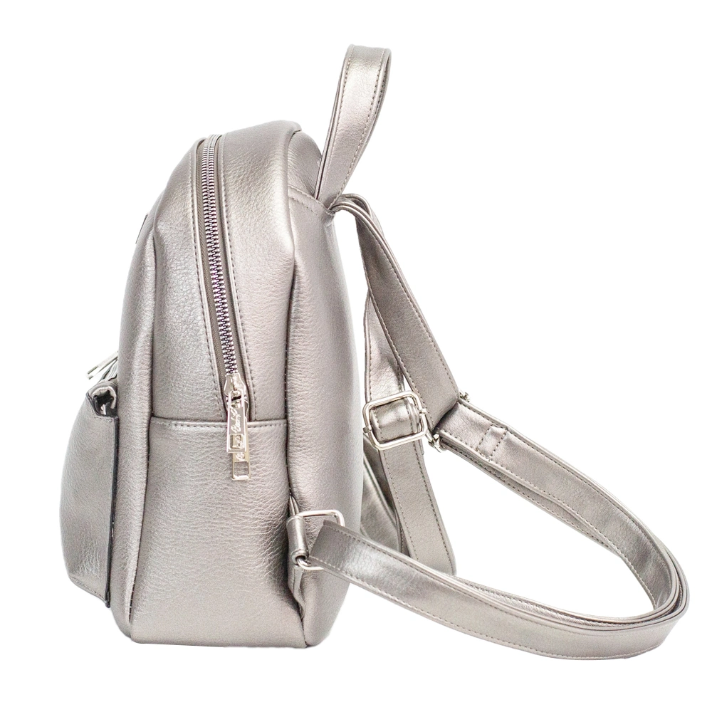 Stylish PU Backpack with Adjustable Shoulder Straps