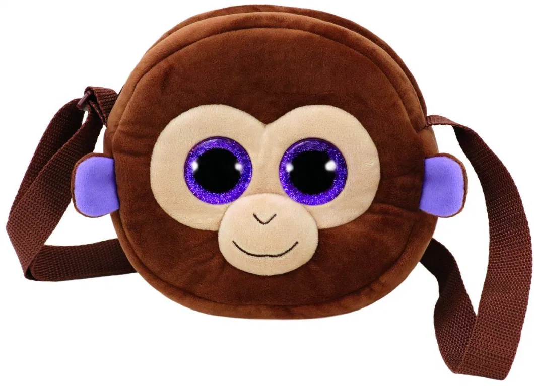 Cute Big Eyes Monkey Stuffed Bag Plush Backpack