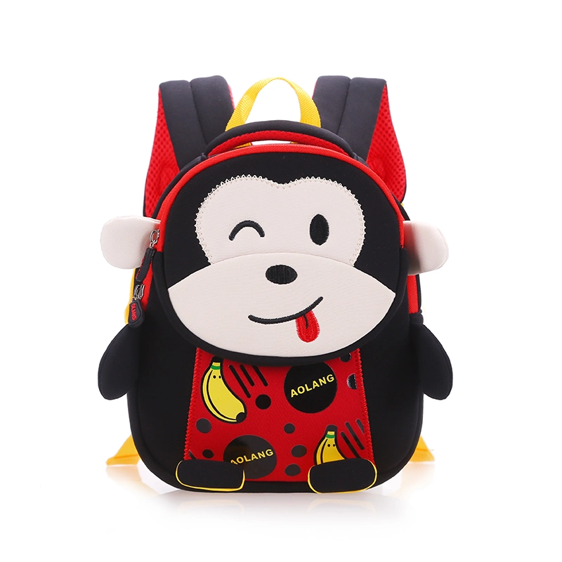 Wholesale Eco-Friendly Animal - Monkey Backpack Kids Cute Neoprene School Bag