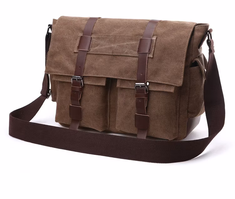 New Style Fashion Canvas Laptop Computer Notebook Crossbody Sling Courier Messenger Bag