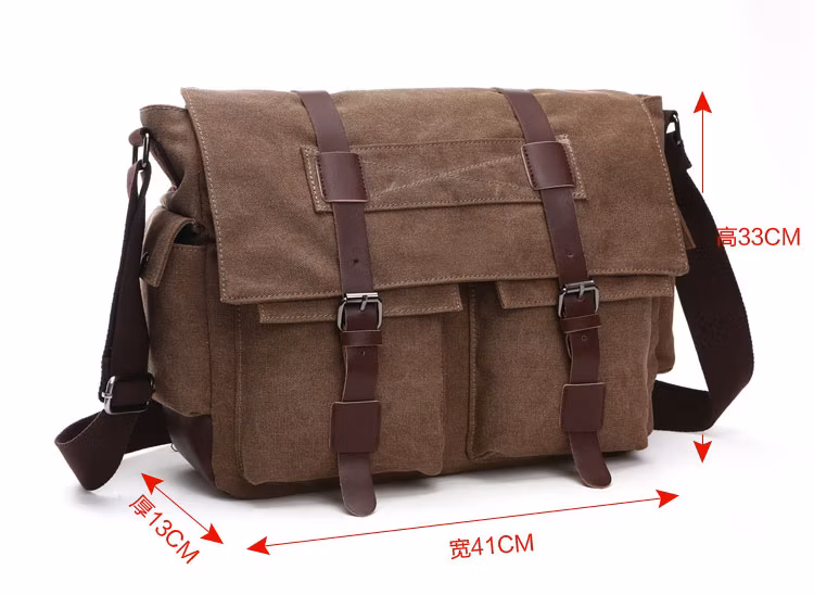 New Style Fashion Canvas Laptop Computer Notebook Crossbody Sling Courier Messenger Bag