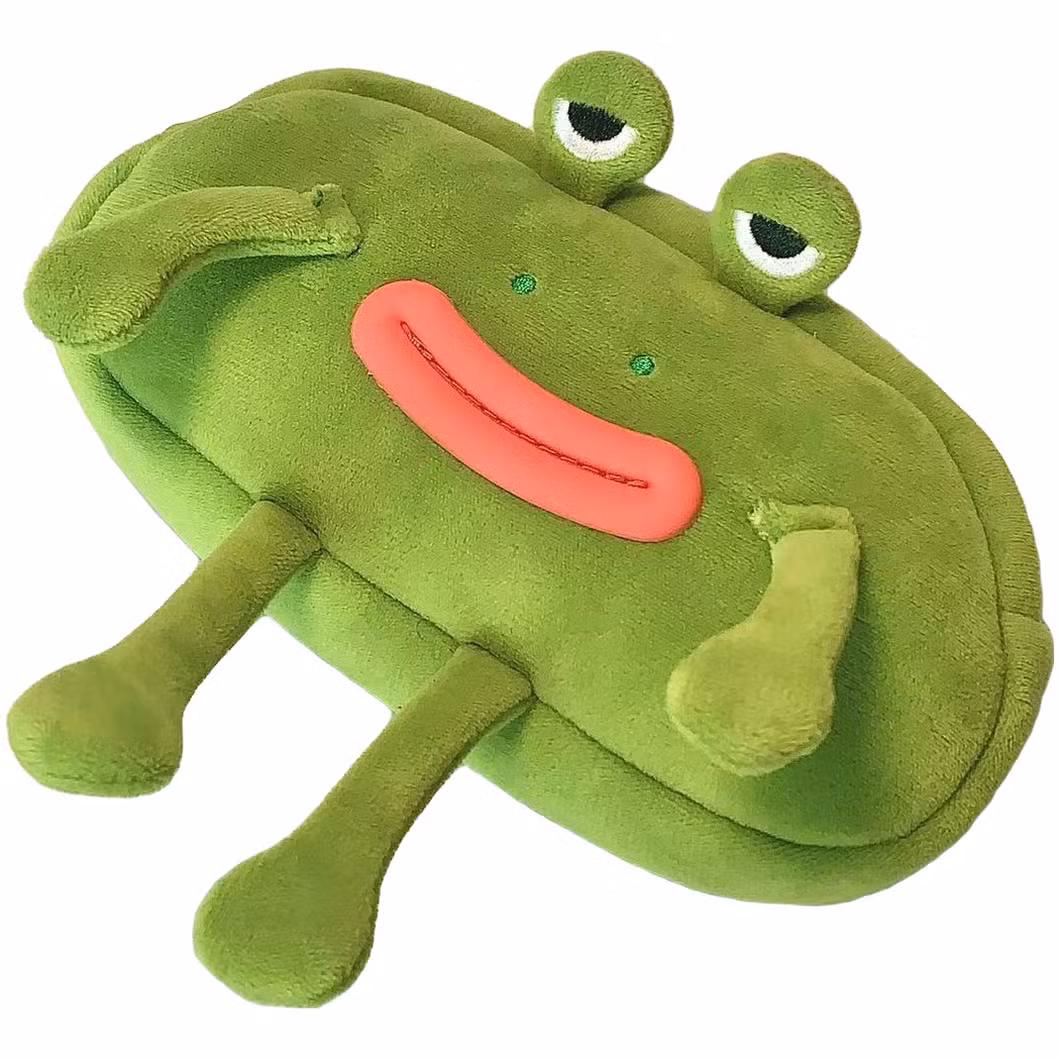Funny Frog Plush Ins Ugly and Cute Large Capacity Stationery Pencil Bag