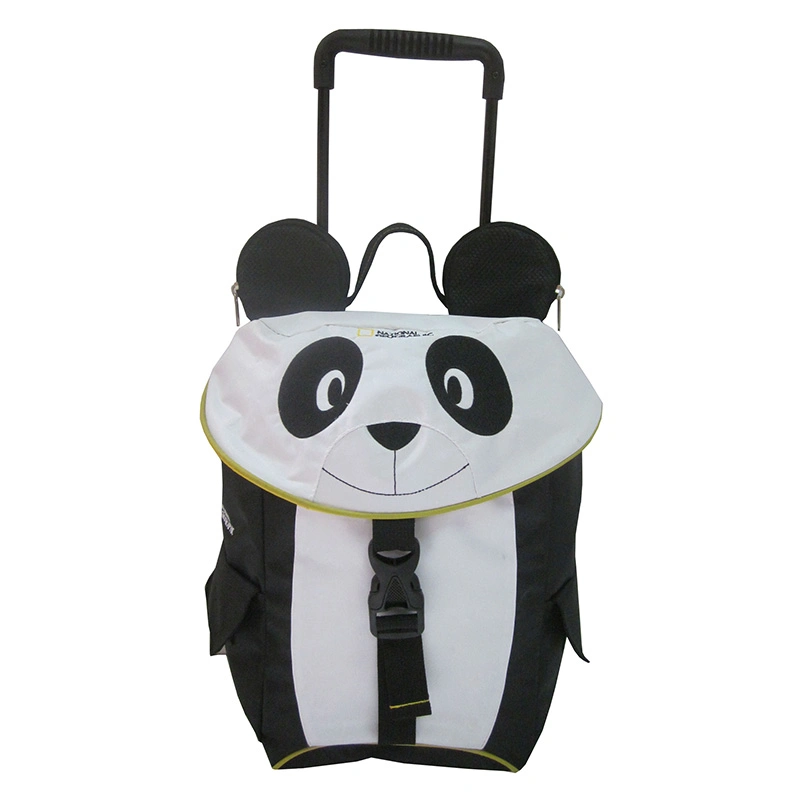 Cute Zoo Multifunctional Animal Panda Trolley School Book Bags