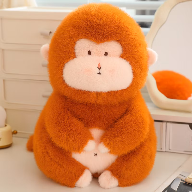 2024 New Arrival Cute Monkey Plush Toys Doll Claw Machine Souvenir Gifts