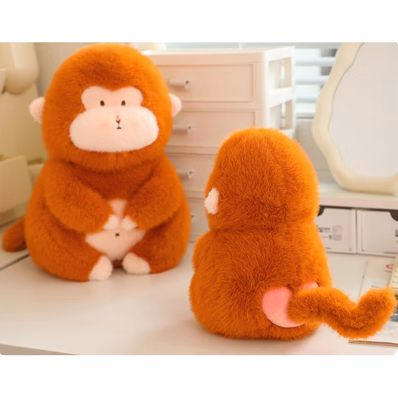 2024 New Arrival Cute Monkey Plush Toys Doll Claw Machine Souvenir Gifts