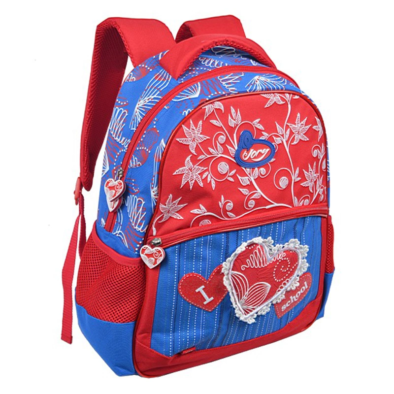 Reinforced Design Lace Pattern School Backpack School Bags for Children