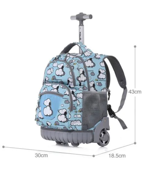 Customizable Student Children Travel Trolley Kid Luggage Bag