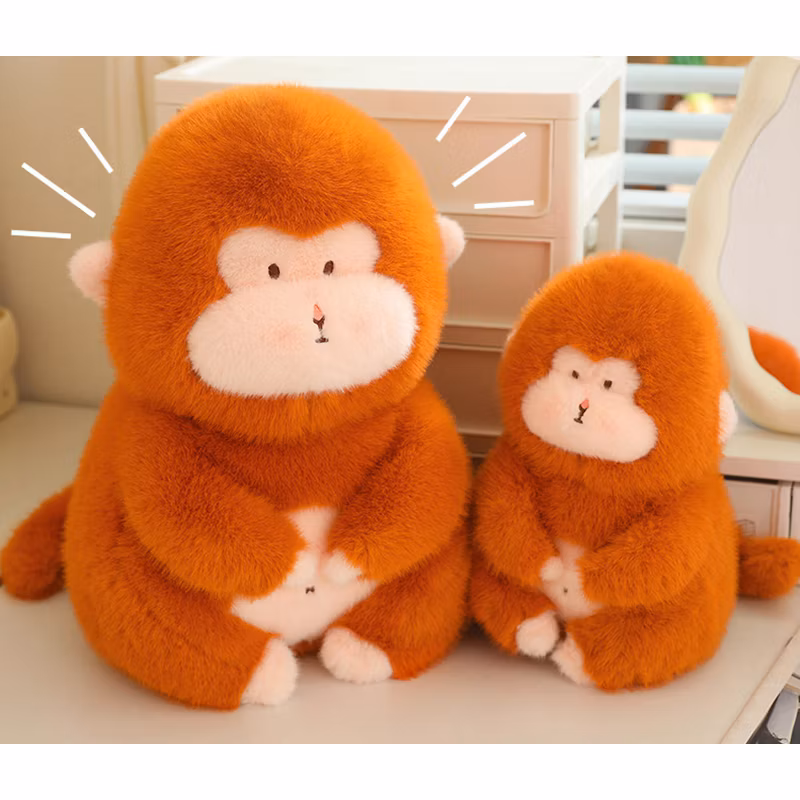 2024 New Arrival Cute Monkey Plush Toys Doll Claw Machine Souvenir Gifts