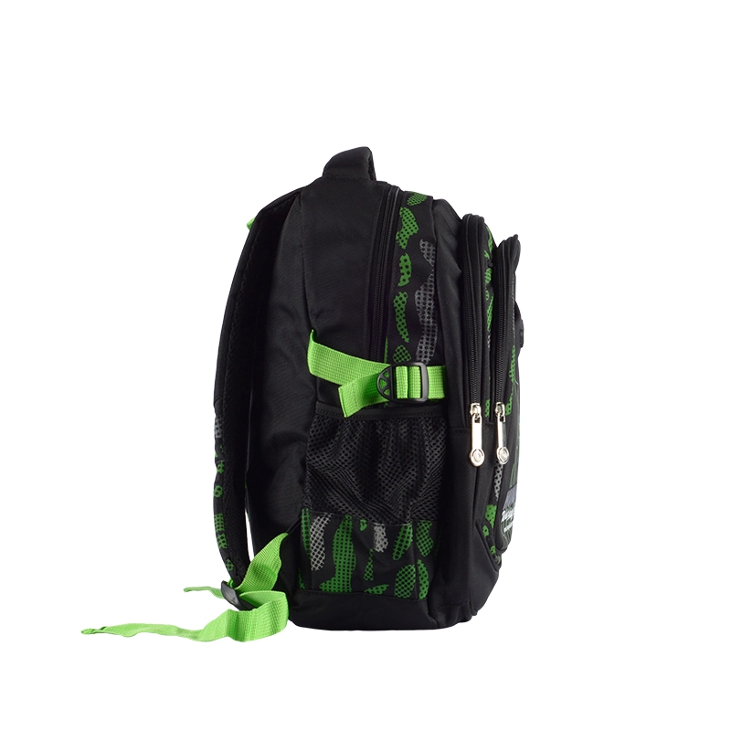 Kids School College Backpack Outdoor Men Zipper Shoulder Bag for Boys