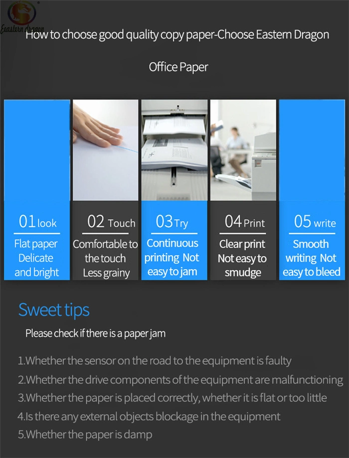 Good Quality A4 Copy Paper for Office Daily Use