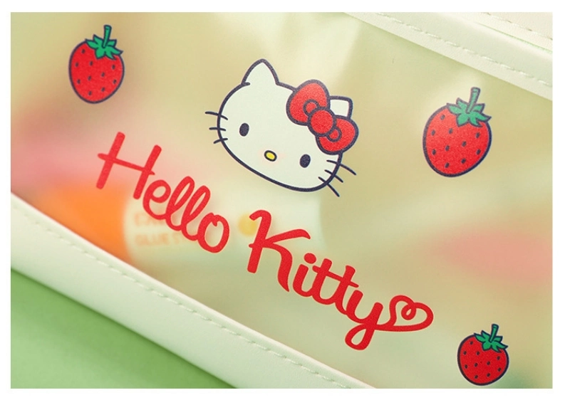 Custom Kt Cute Waterproof Portable Hello &amp; Kitty Makeup Bags for Women