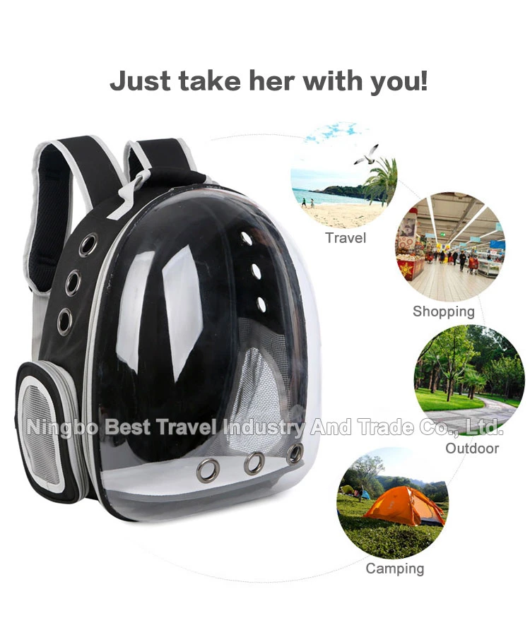 Travel Hiking Camping Small Cats Dog Bag Carrier Ventilated Breathable Pet Backpack