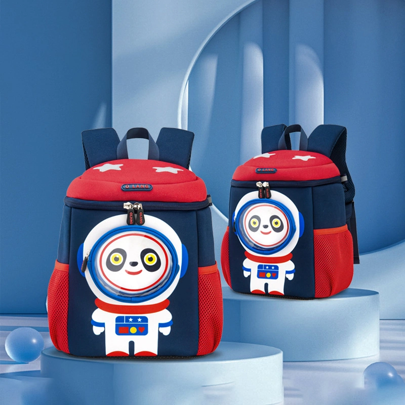 Children&prime;s Schoolbag Cartoon Cute Panda Robot Animal Backpack Leisure Bag Girl Schoolbag Small Backpack