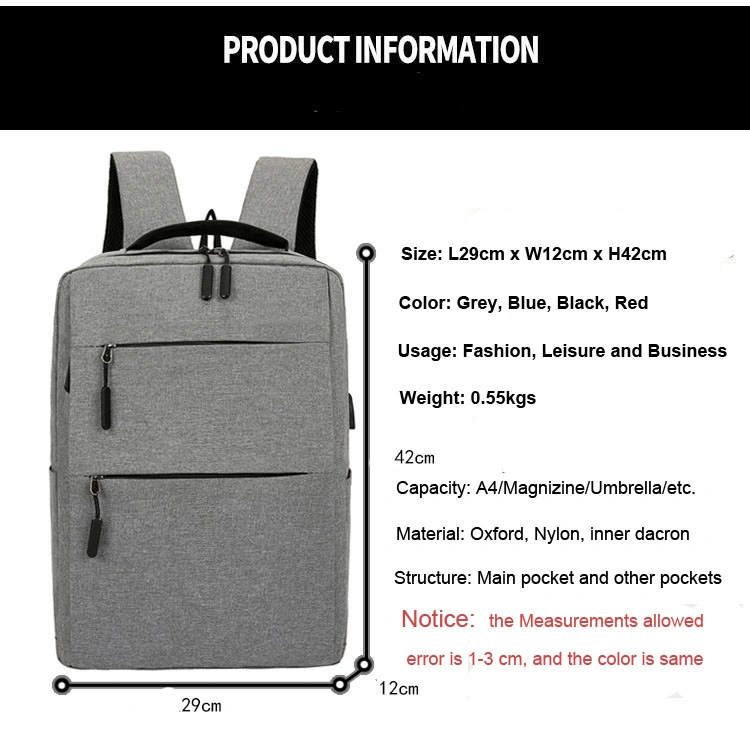 Factory Price Laptop Backpack, Shoulder Backpack for Girls and Boys