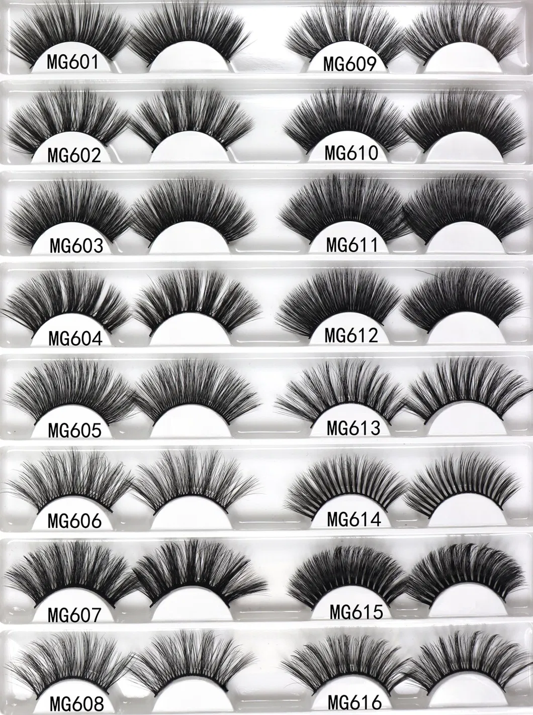 Light Industry Daily Use Real Qingdao Faux Mink Lash 5D Fluffy Vegan Mink Cotton 3D Natural Eyelash Makeup 100% Handmade Eyelash Wholesale