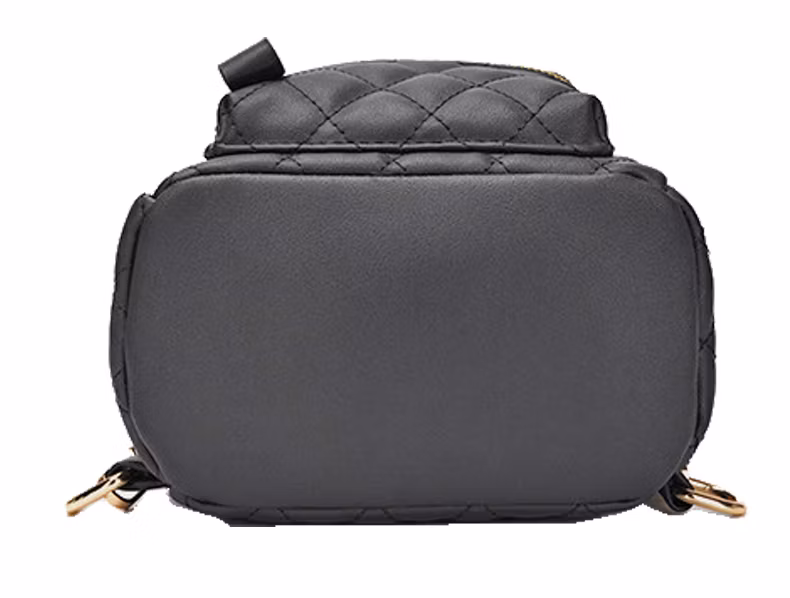 Women Custom New Design PU Leather Fashion School Bag Girl&prime; S Mini Backpack