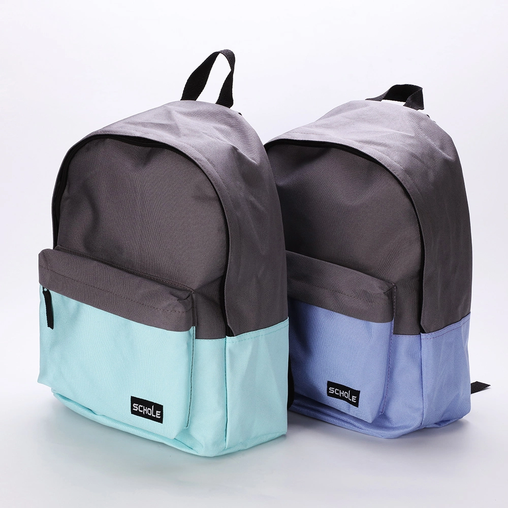 Yiwu Price OEM Multi-Colored Double Shoulders School 16 Inches Backpack Bag for Teenagers