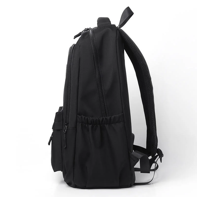 Nylon Backpack Junior and Senior High School Students&prime; Schoolbags Backpack