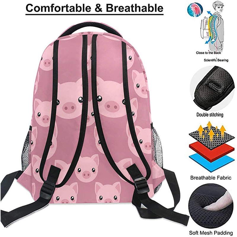 Custom Water-Resistant Animal Outdoor Kids Student Cartoon School Backpack Bags