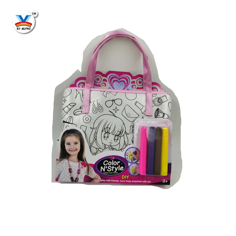 DIY Doodle Jewelry Bag Girls Funny Educational Gift Factory Price Baby Toy