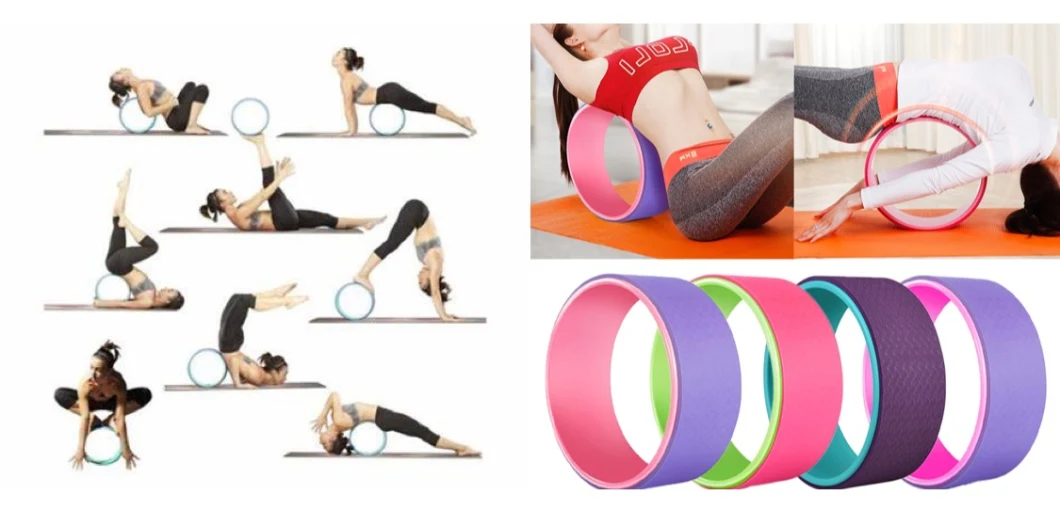 Yoga Wheel Yoga Prop Roller for Back Roller and Stretch