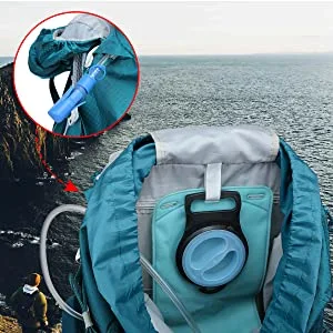 50L Nylon Mountain Bags Outdoor Travelling Waterproof Hiking Backpack