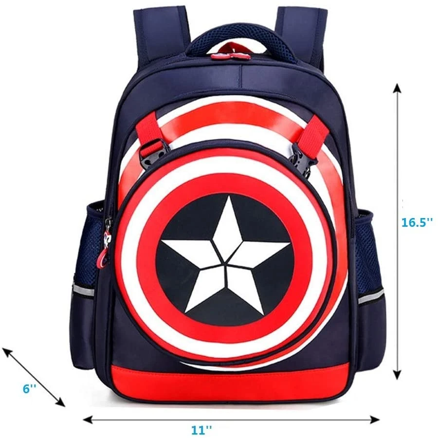 Kids Backpack Children School Bag Comic Waterproof Book Bag Travel Bag