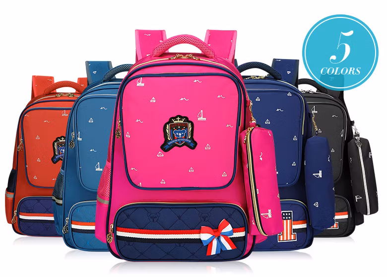 Double Shoulder Primary School Students Kids Children Child Schoolbag Satchel Pack Backpack Bag (CY8909)