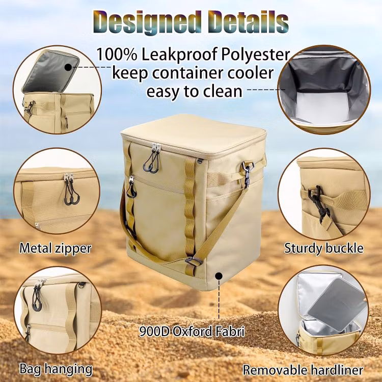 Factory Wholesale Yety Style Ice TPU Cooler Bags Waterproof Picnic Camping Custom Soft Cooler Bag