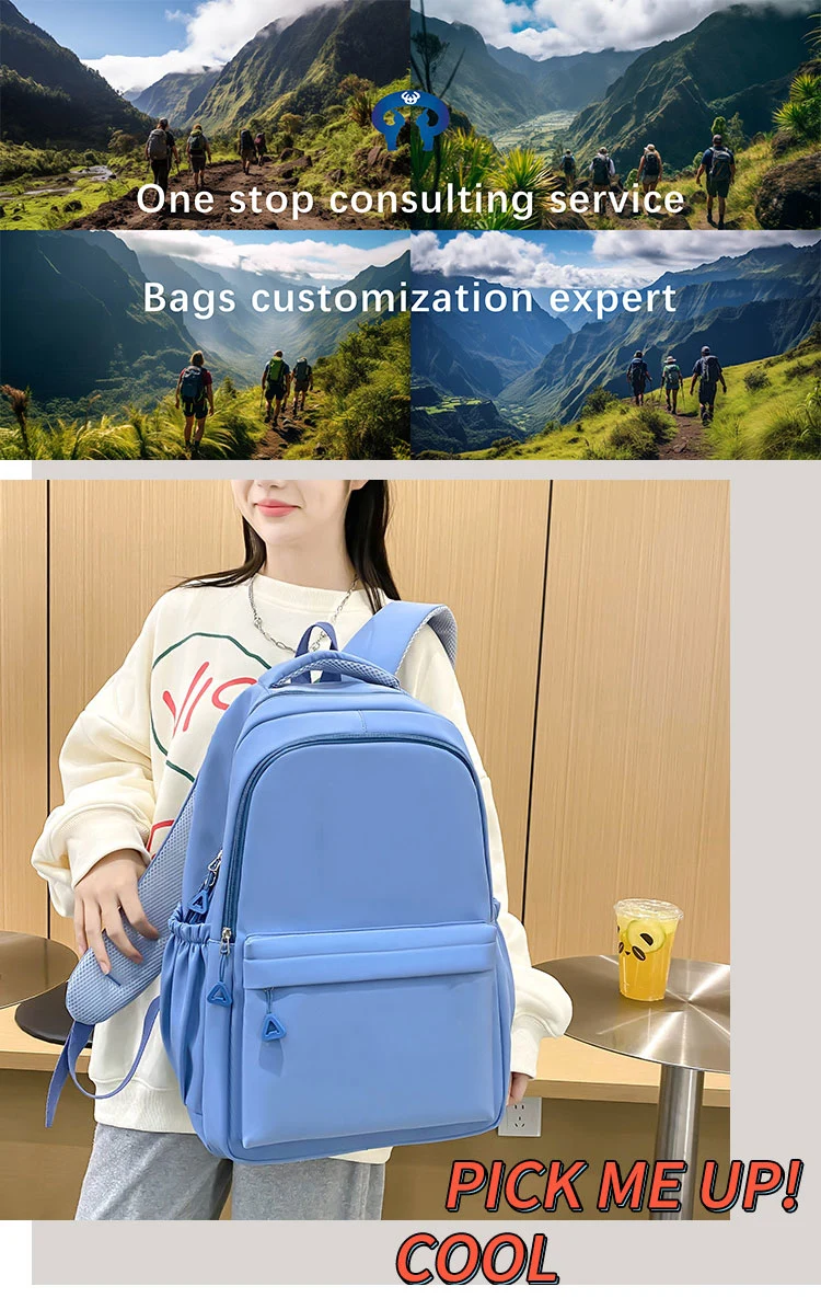 Large Capacity Student Schoolbag High School College Travel Daily Customized Functional Teenage Backpacks