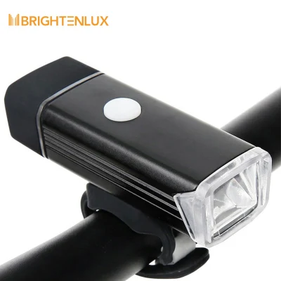 Brighenlux 5W LED Lithium Battery USB Reachargeable High mAh Polymer 4 Modes Bike Front and Back Light