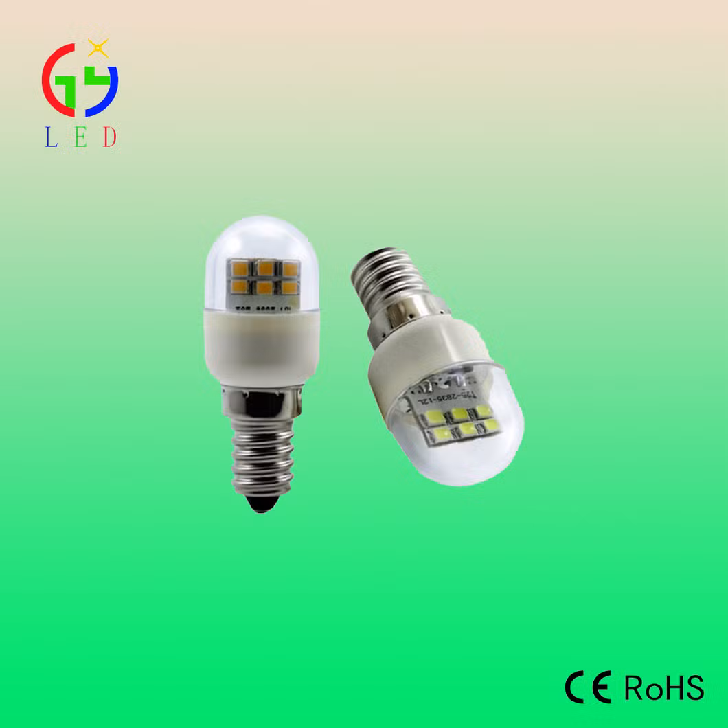 LED T22 Frosted Plastic Cover Refrigerator Bulbs, LED T22 E14 Night Light Lamps, LED E14 Screw Midget Replacement Bulbs