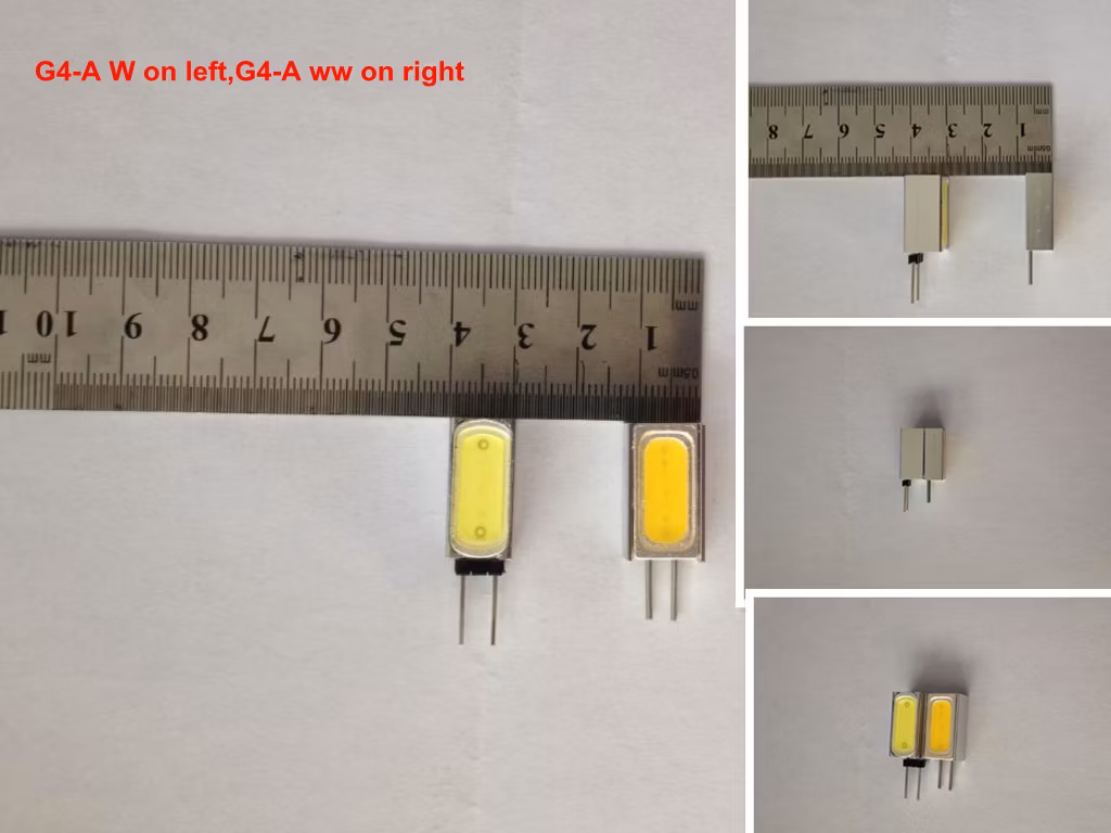 12V Side Pin Desk Lamp COB G4 LED Bulb