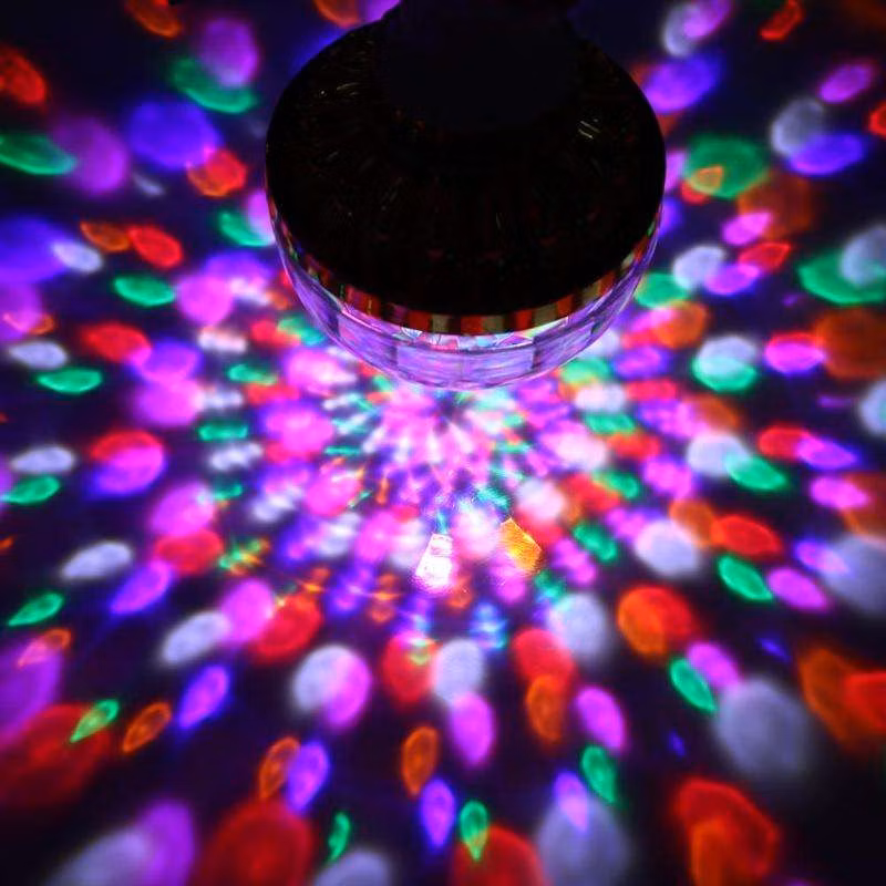 New Arrival LED Color Magic Ball Lights Rotating RGB Stage Light Bulb