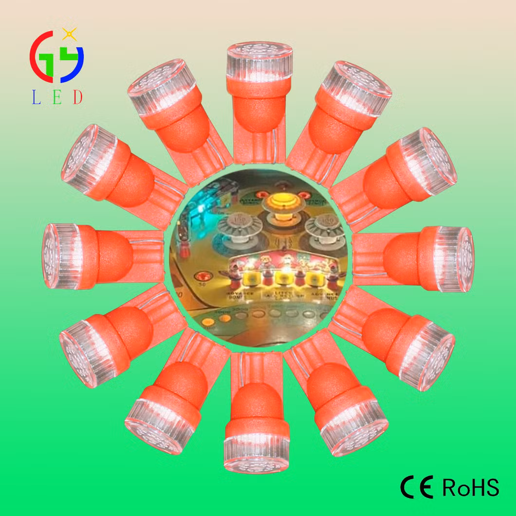 Reality Non-Ghosting Pinball LED Replacement Bulbs, Pinball LED T10 and Ba9s Flat Top Lights, LED #555 #44/47 Pinball Arcade Lamps