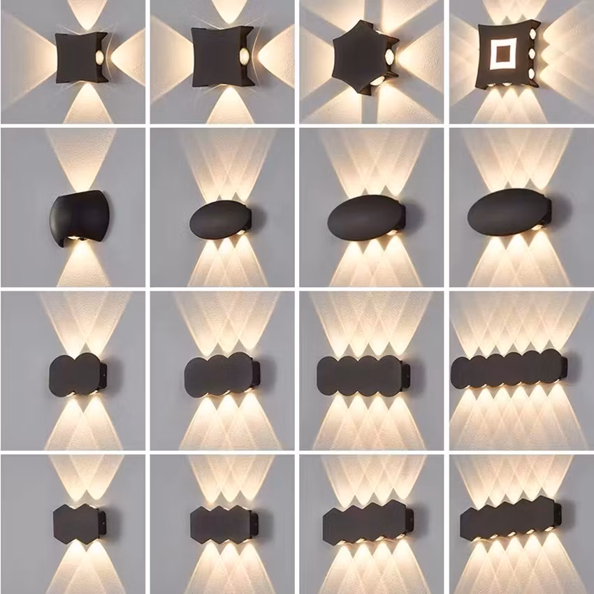 Black/White Color Aluminum Alloy Body Wall Mount LED Bulb Wall Washer Light 6W CE RoHS 5 Years Warranty