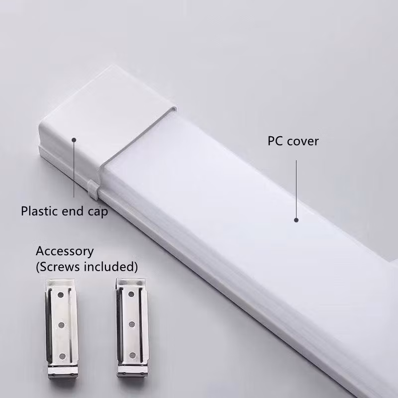 Iron Body Cheap Price Bulk Quantity Surface Mounted Linear LED Batten 100W Iron Tube LED