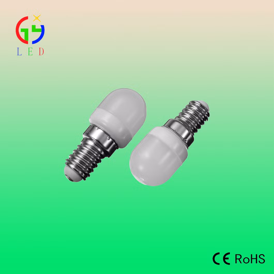 LED T22 Frosted Plastic Cover Refrigerator Bulbs, LED T22 E14 Night Light Lamps, LED E14 Screw Midget Replacement Bulbs