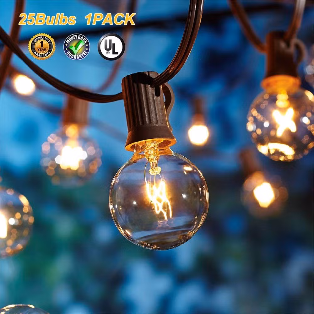 Outdoor Indoor 25FT 50FT 100FT G40 Globe Bulb LED Decorative Lamp